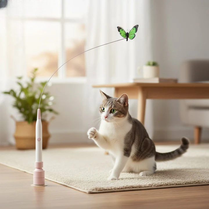 Interactive Butterfly Cat Toy – Active & Engaging