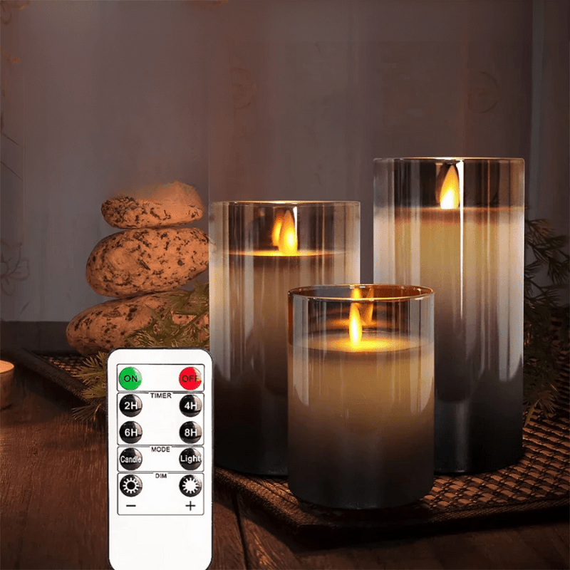 LED Kerzen Set realistisch -   Mivoza Deutschland