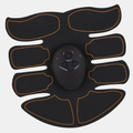 EMS abdominal muscle trainer with electrical muscle stimulation