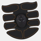 EMS abdominal muscle trainer with electrical muscle stimulation