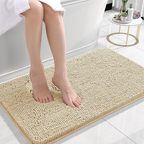 Chenille Bath Mat – Non-Slip, Super Soft, and Extra Absorbent