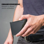 RFID-Kartenetui Metall mit Diebstahlschutz – Platz für 6 Karten