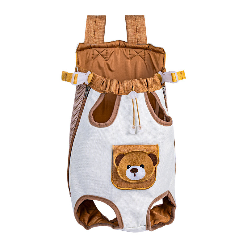 Cat backpack carrier with viewing window