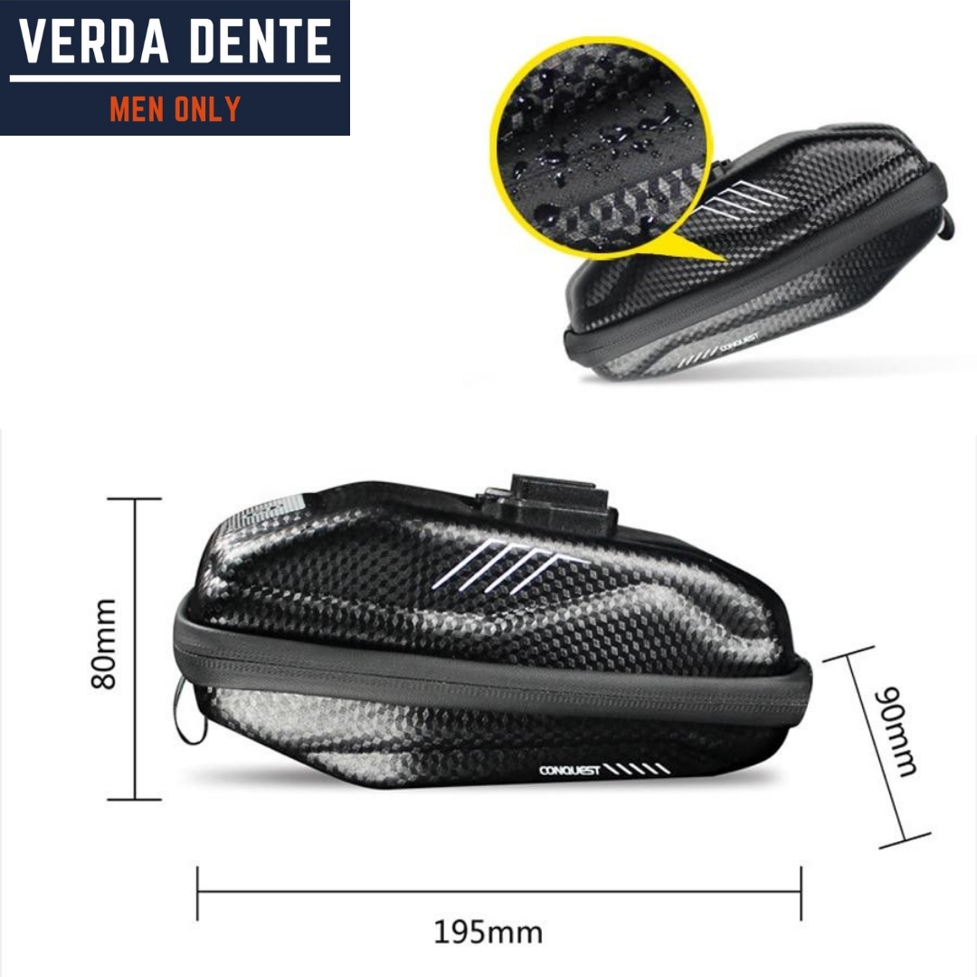 Fahrrad-Satteltasche mit Schnellverschluss – Wasserdichtes Hardcase