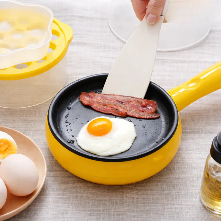 Electric Mini Pan with Non-Stick Coating and Automatic Shut-Off
