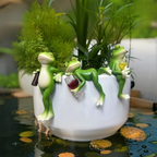 Frog Figurine for Flower Pots and Garden