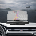 Heads-up display with wireless charging station for the car