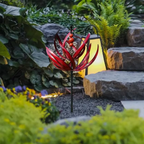 Windspiel Metall Lotus-Design