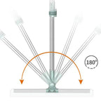 Telescopic Floor Mop with 180° Swivel Head