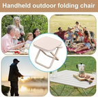Klapphocker Outdoor Edelstahl – Leicht & Kompakt