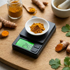 Digital precision scale 0.01 g or 0.1 g, pocket-sized with illuminated display