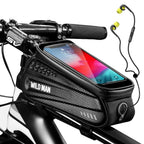 Bicycle Frame Bag with Touchscreen Window