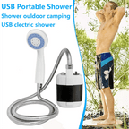 Camping shower USB with pump – portable and rechargeable