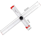 Square ruler with caliper – Precise angle measurement