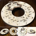 Chord Wheel Wood for Music Theory and Melodies