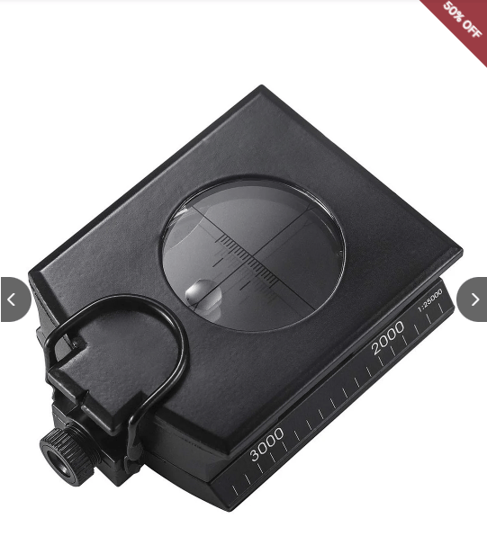 Military Compass with Clinometer – Precise Navigation Without Power