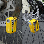 Brake disc lock with 110 dB alarm – theft protection