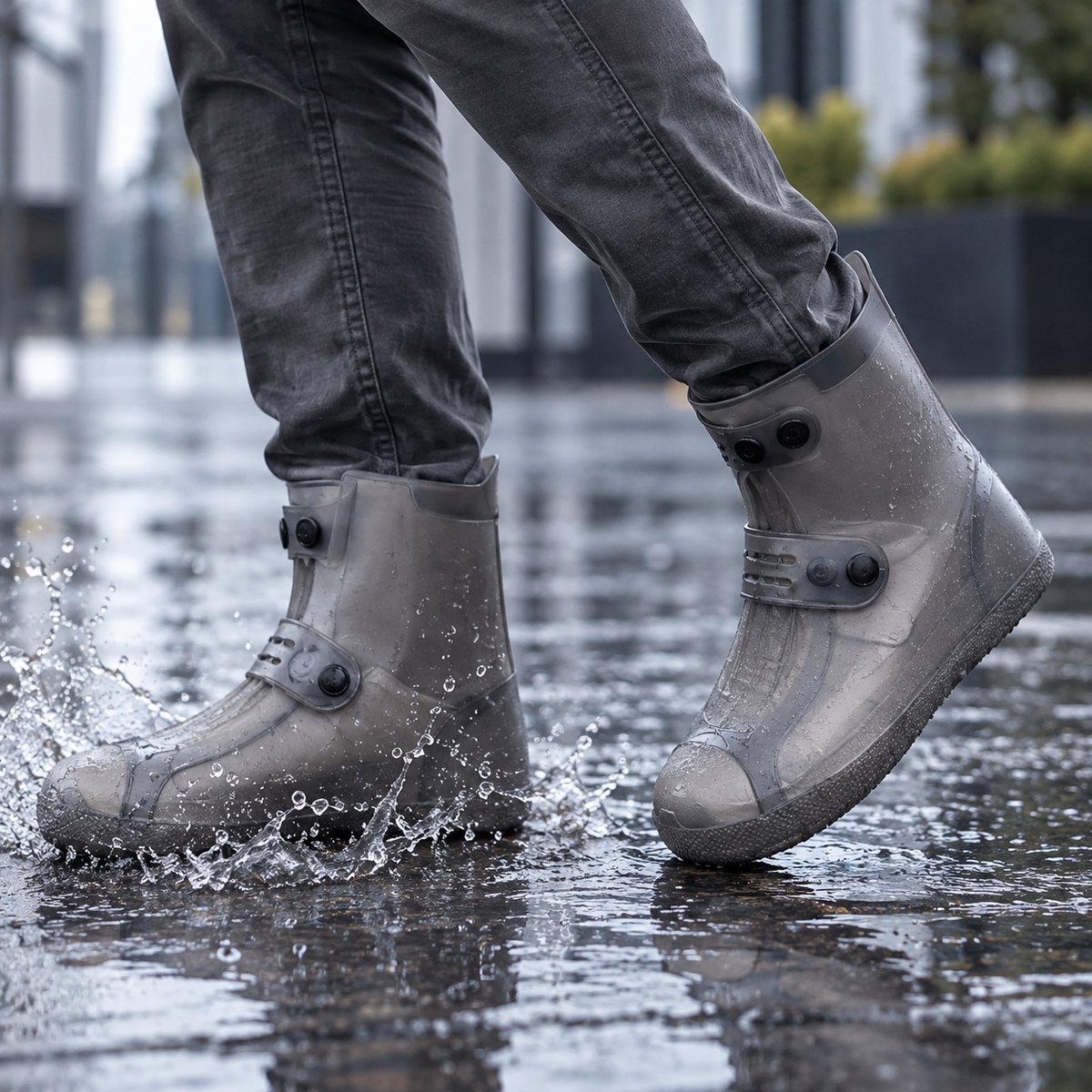 Silikon-Regenüberschuhe wiederverwendbar