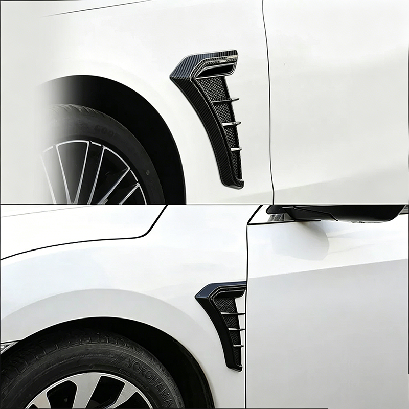 Auto Seitenschlitze Karbon-OptikDekorative Lüftungsblenden