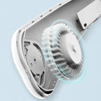 Tragbarer Nackenventilator mit Freisprechtechnik
