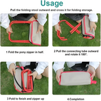 Klapphocker Outdoor Edelstahl – Leicht & Kompakt