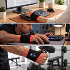 Handgelenk-Therapieband mit Rotlicht-Technologie