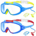 Schwimmbrille Anti-Beschlag mit Ohrstöpseln - 2er-Set