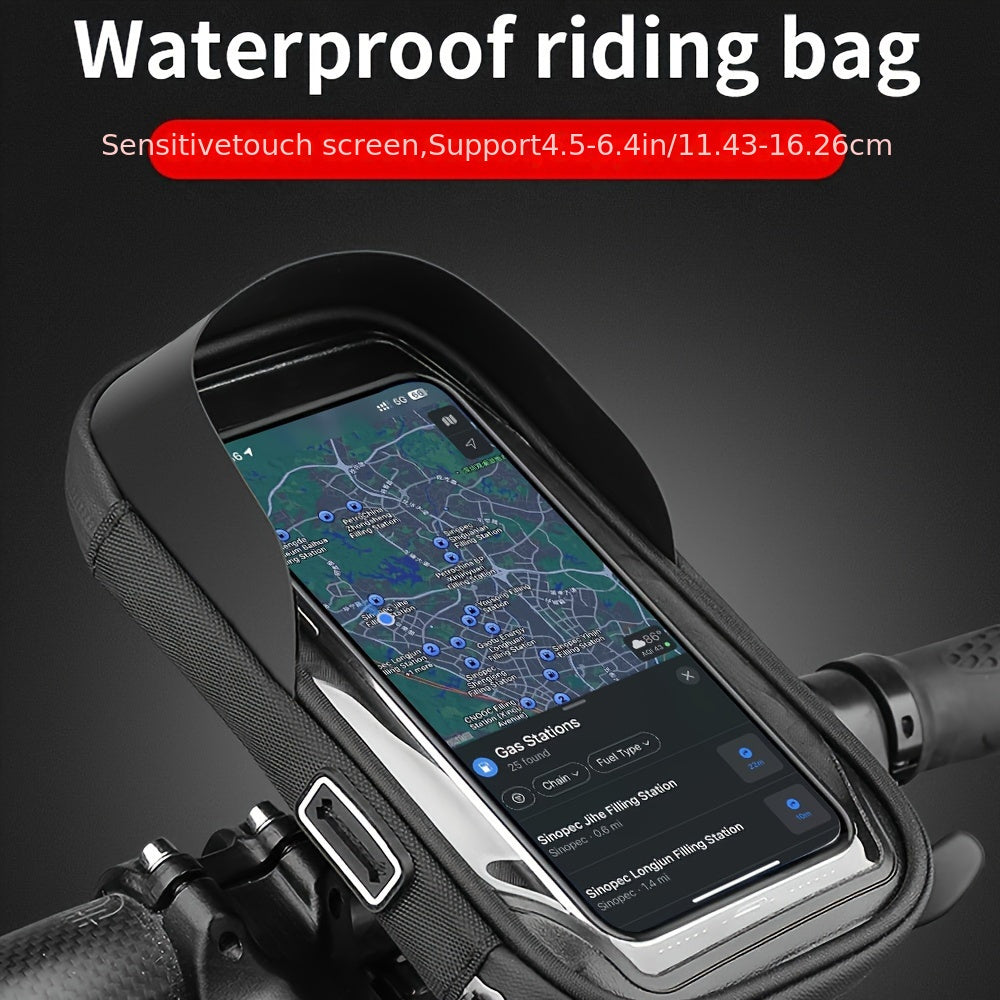 Waterproof Bicycle Phone Holder with 360° Rotation