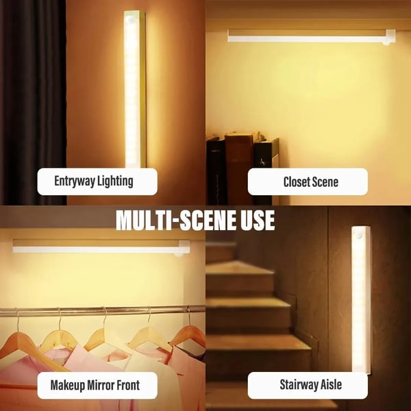 LED sensor light with motion detector – magnetic mount