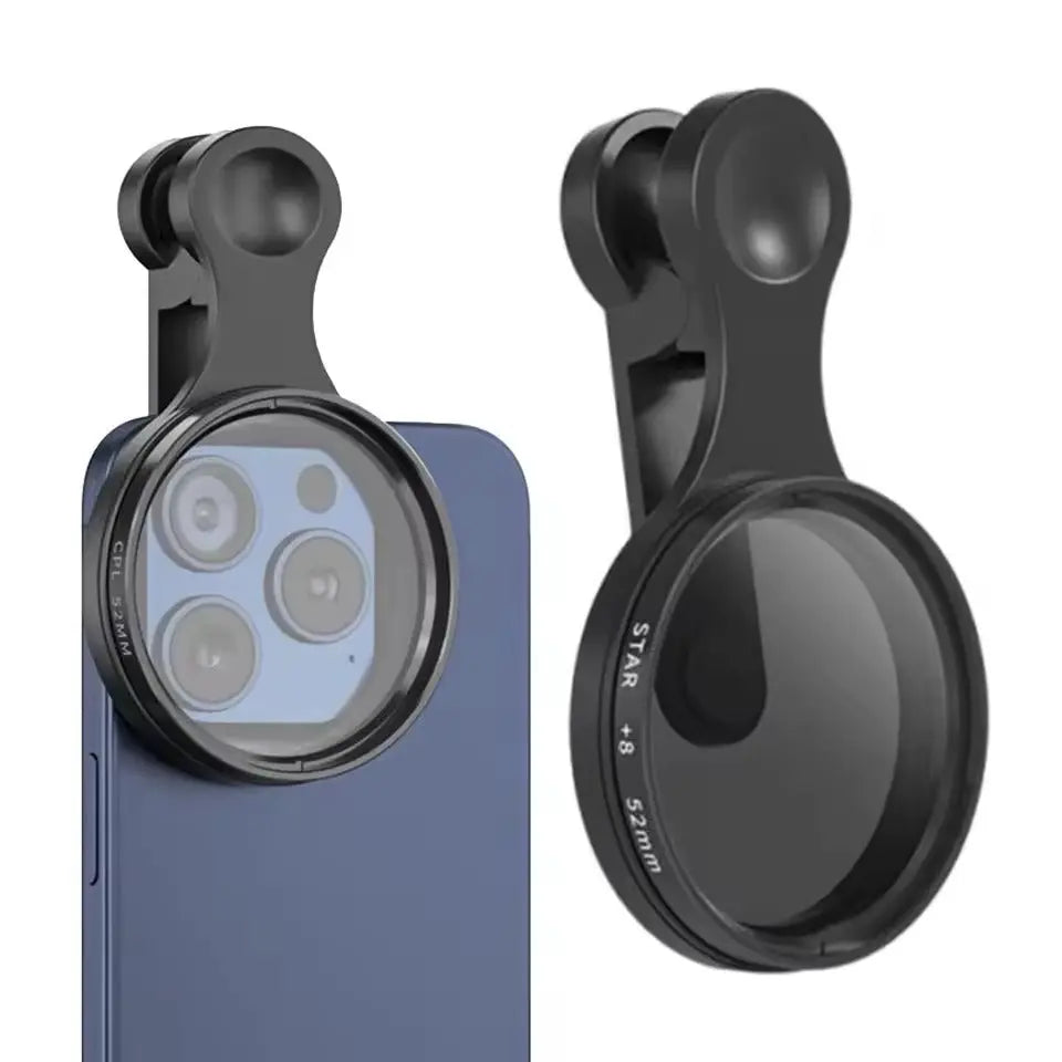 Handy-Polarisationsfilter 52 mm mit Universal-Clip