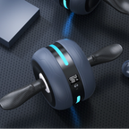 Bauchmuskelrad mit LED-Zähler & Auto-Rücklauf für effektives Bauchtraining