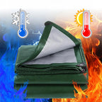 Waterproof tarpaulin with UV protection