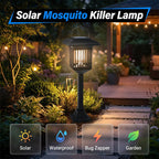Solar Insektenvernichter Lampe mit UV-Licht für Garten und Terrasse