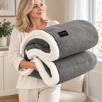 Kuscheldecke Sherpa Doppellagig – Weich und Warm
