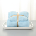2-piece towel set made of coral fleece