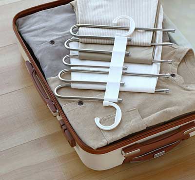 Opvouwbare Kleerhanger 5-in-1 Edelstaal