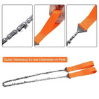 Hand Chainsaw Stainless Steel 65 Mn – Foldable with Belt Pouch