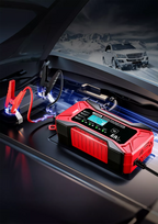 Kfz-Batterieladegerät 12V mit LCD-Display und Pulsreparatur