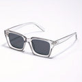 Men's Square Gray Sunglasses – UV400 Protection