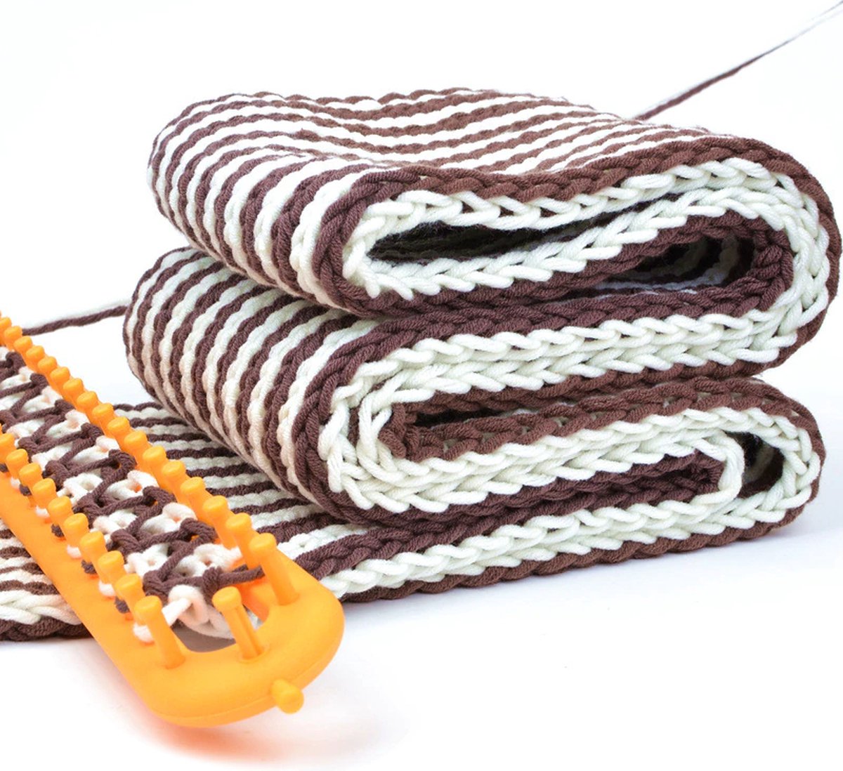 Strickrahmen ohne Nadeln – Einfache Wickeltechnik