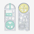 Multifunctional Geometry Ruler with Protractor
