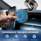 Magnetic smartphone holder with suction cup