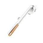 Stainless Steel Weeding Fork with Wooden Handle – Ergonomic Garden Tool