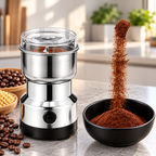 Elektrische Gewürzmühle Edelstahl 300 ml