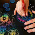 22-teiliges Spiral-Lineal-Set – Kreatives Zeichnen mit System Mivoza Deutschland