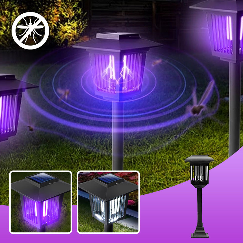 Solar Insektenvernichter Lampe mit UV-Licht für Garten und Terrasse