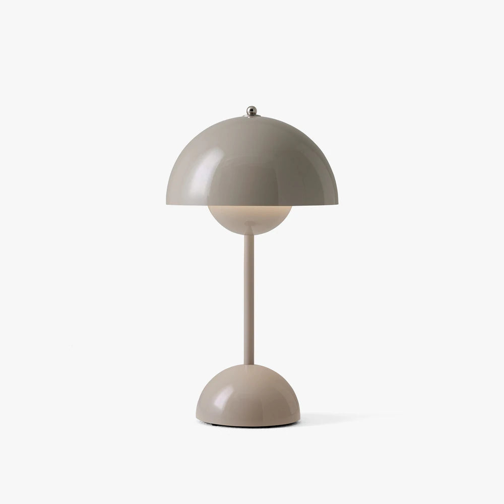Dimmbare LED-Tischlampe mit Akku – Pilzform Design