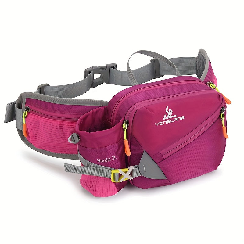 Hüfttasche Sport mit Flaschenhalter – 3L Laufgürtel Nylon