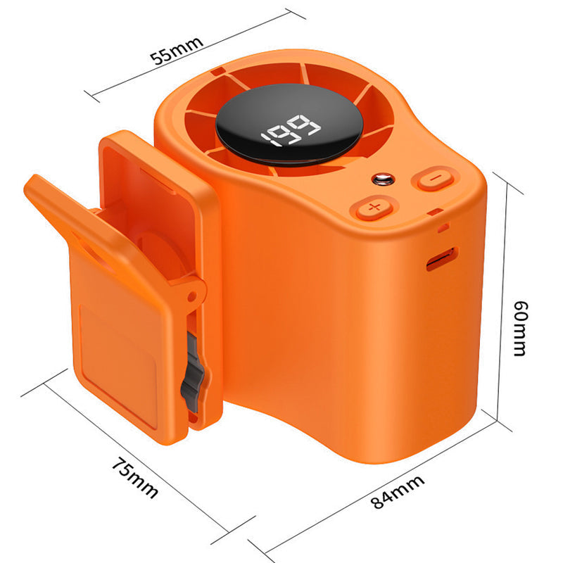 Mini-Ventilator mit Lüftungsklammer für Auto und Schreibtisch