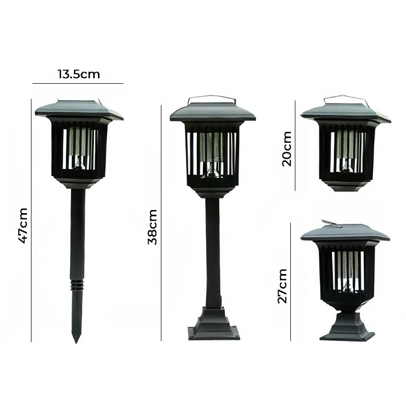 Solar Insektenvernichter Lampe mit UV-Licht für Garten und Terrasse
